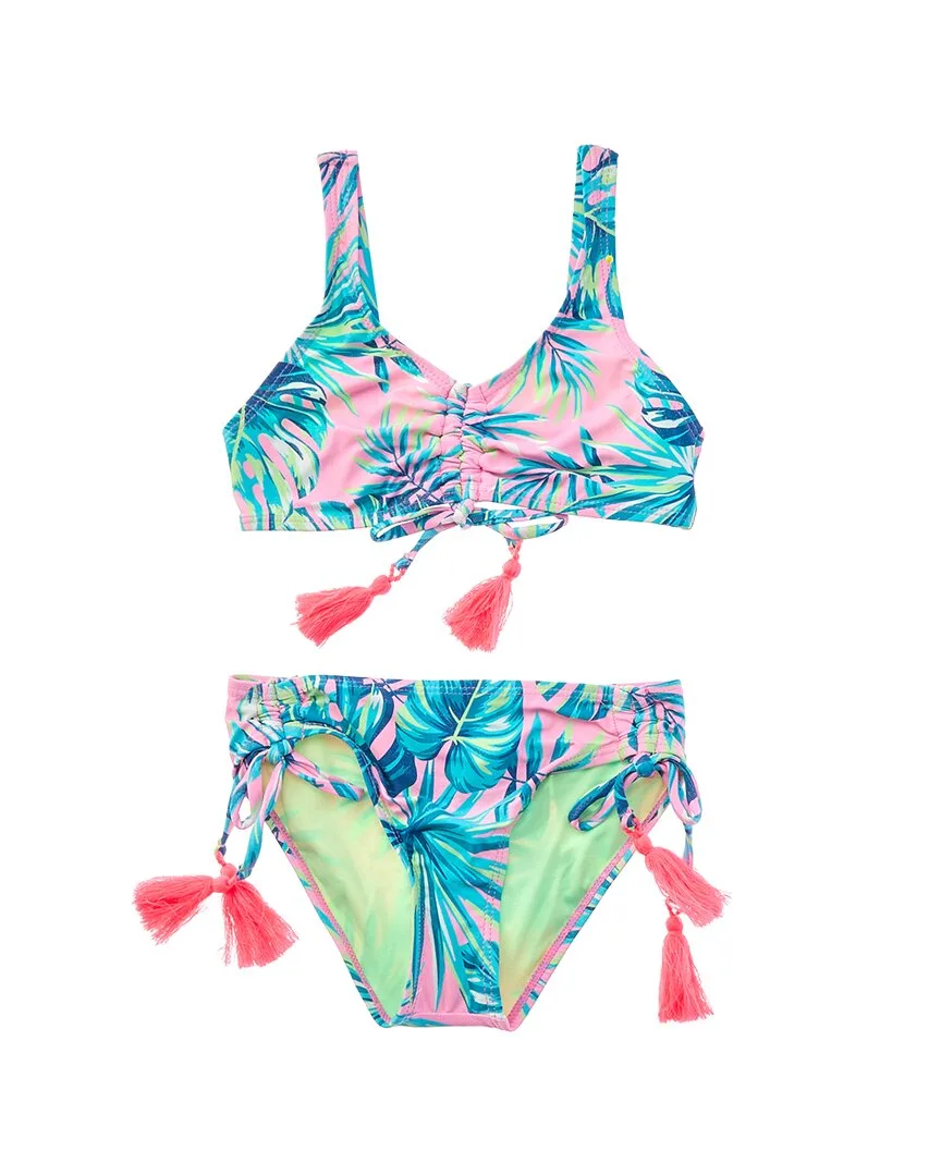 2Pc Rem Cup Bralette & Hipster Bottom Set by Beach Lingo