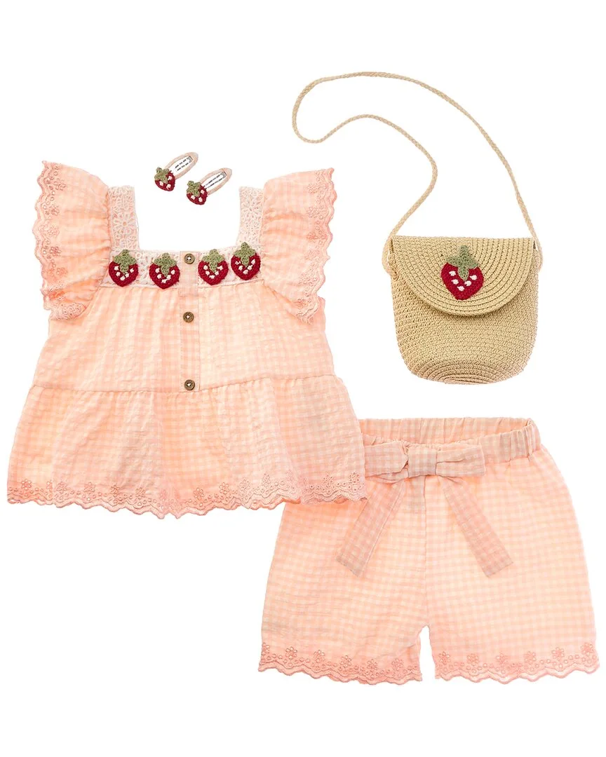 4Pc Shirt & Short Set by Rachel Zoe