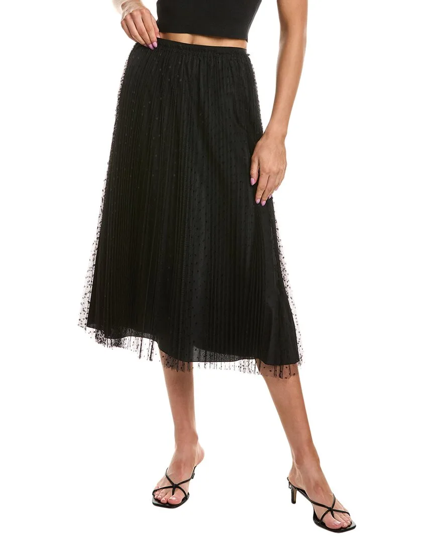 Pleated Tulle Skirt by RED Valentino