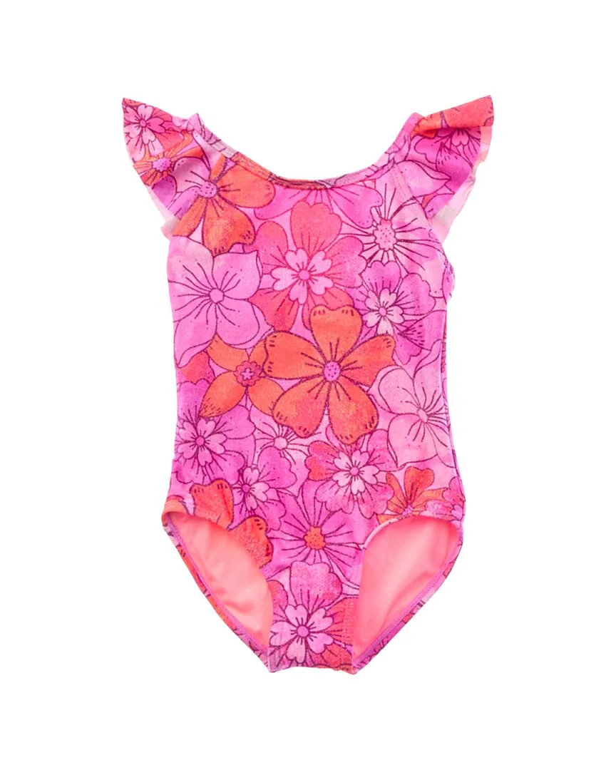 Ruffle Strap One-Piece by Beach Lingo