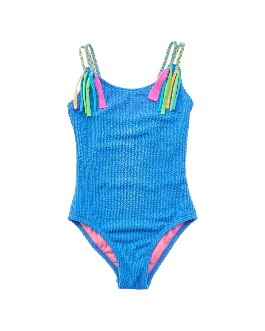 Braid with Fringe One-Piece by Beach Lingo