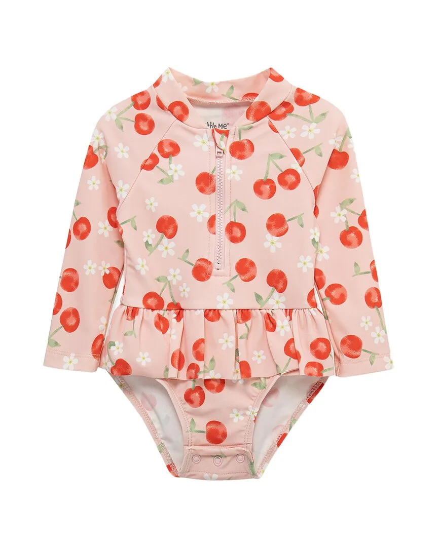 Cherry One-Piece Rashguard by Little Me
