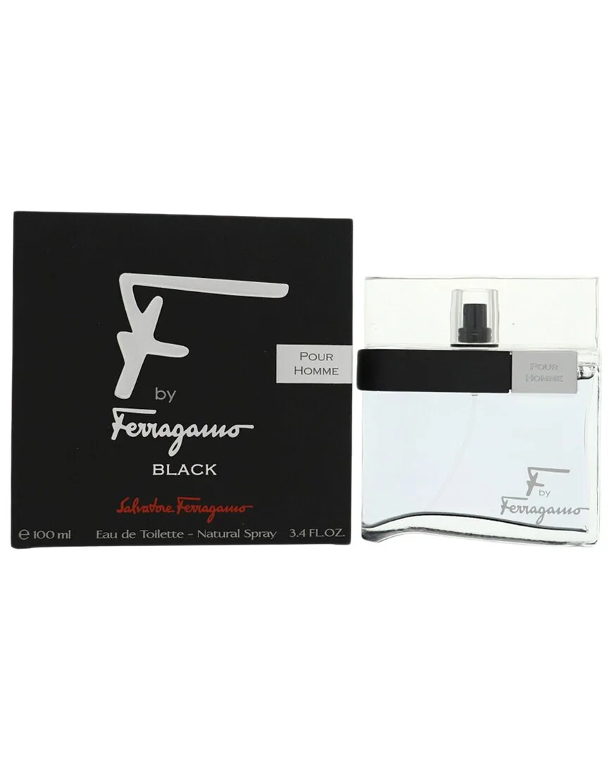 3.4Oz F by Ferragamo Pour Homme Black Eau De Toilette Spray