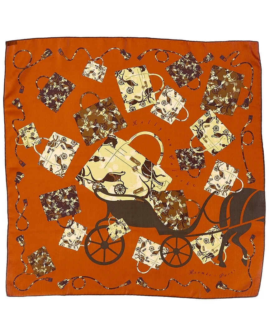 Kelly En Caleche Cyrille Diatkine Scarf (authentic Pre-Loved) by Herms
