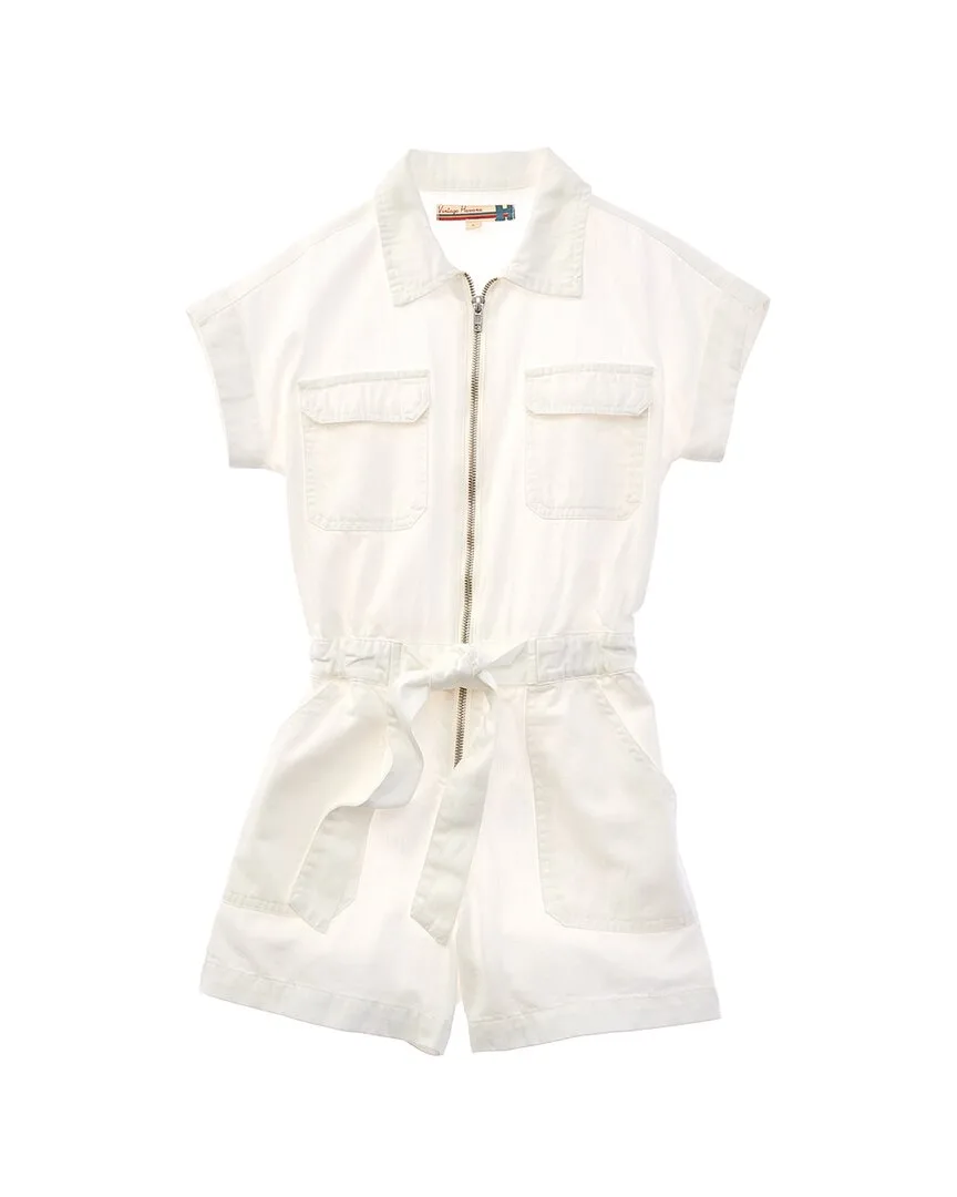 Zip Up Romper by Vintage Havana
