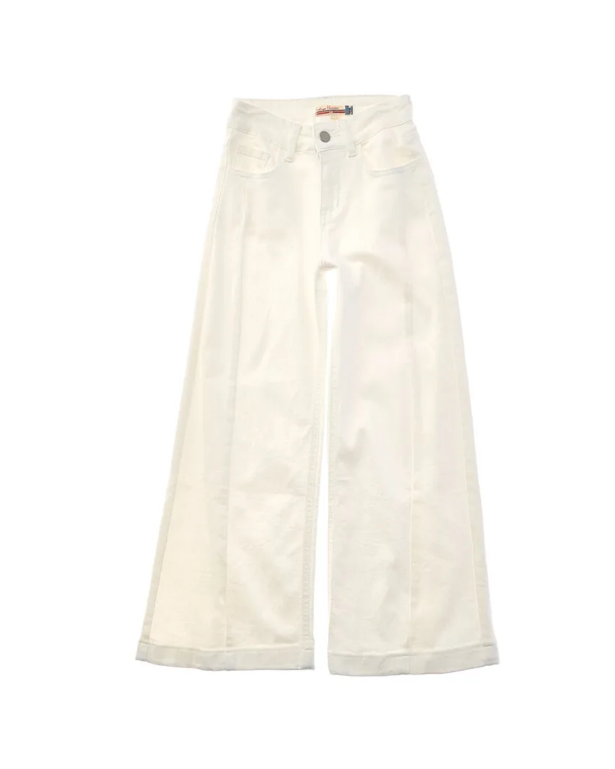 Pintuck Wide Leg Jean by Vintage Havana
