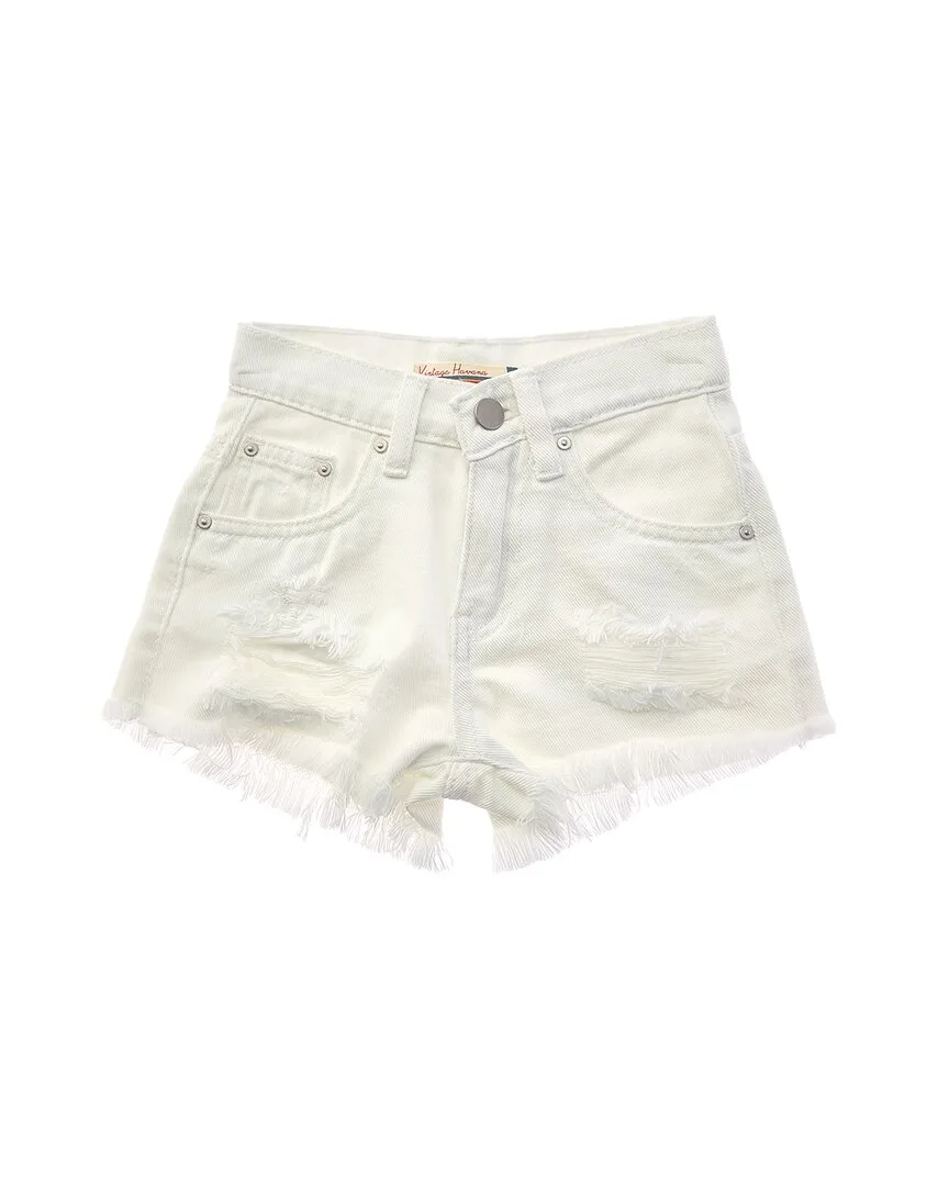 Distressed Denim Short by Vintage Havana