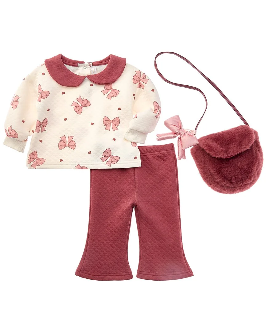 4Pc Quilted Pant Set by Rachel Zoe