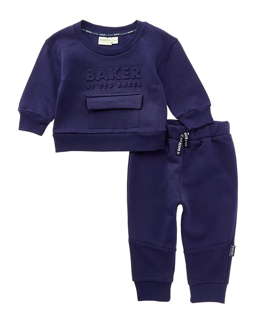 2Pc Fleece Sweatshirt & Pant Set by Ted Baker