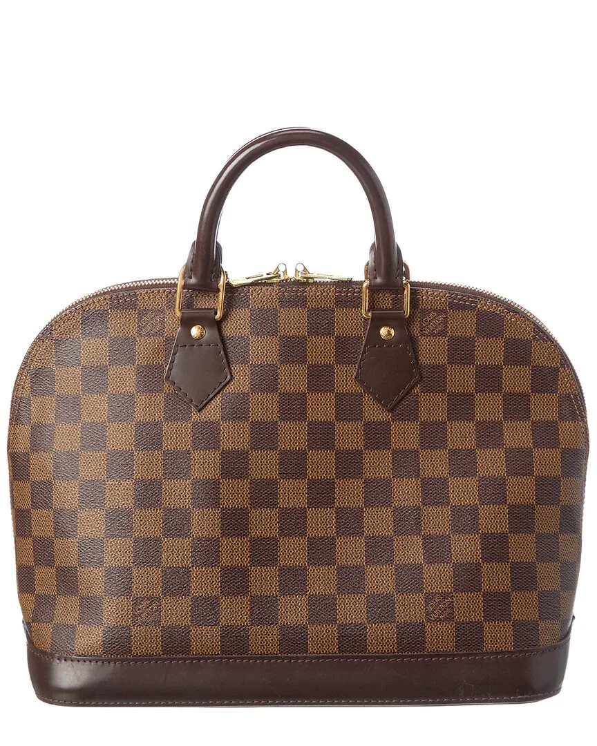 Brown Damier Ebene Coated Canvas Alma Pm (authentic Pre-Loved) by Louis Vuitton