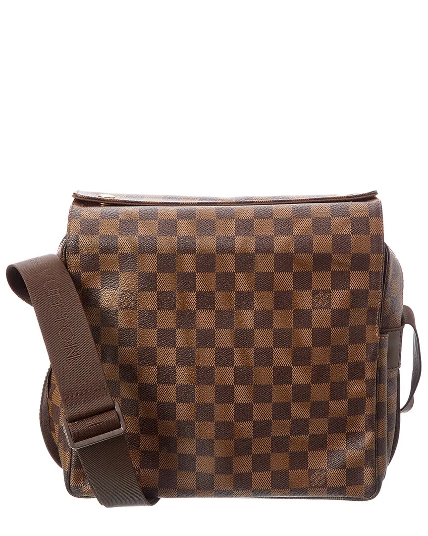 Brown Damier Ebene Coated Canvas Naviglio (authentic Pre-Loved) by Louis Vuitton