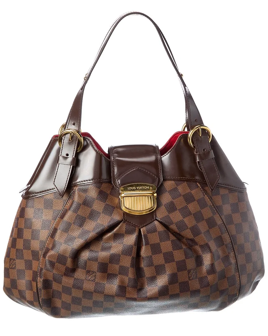 Brown Damier Ebene Coated Canvas Sistina Gm (authentic Pre-Loved) by Louis Vuitton