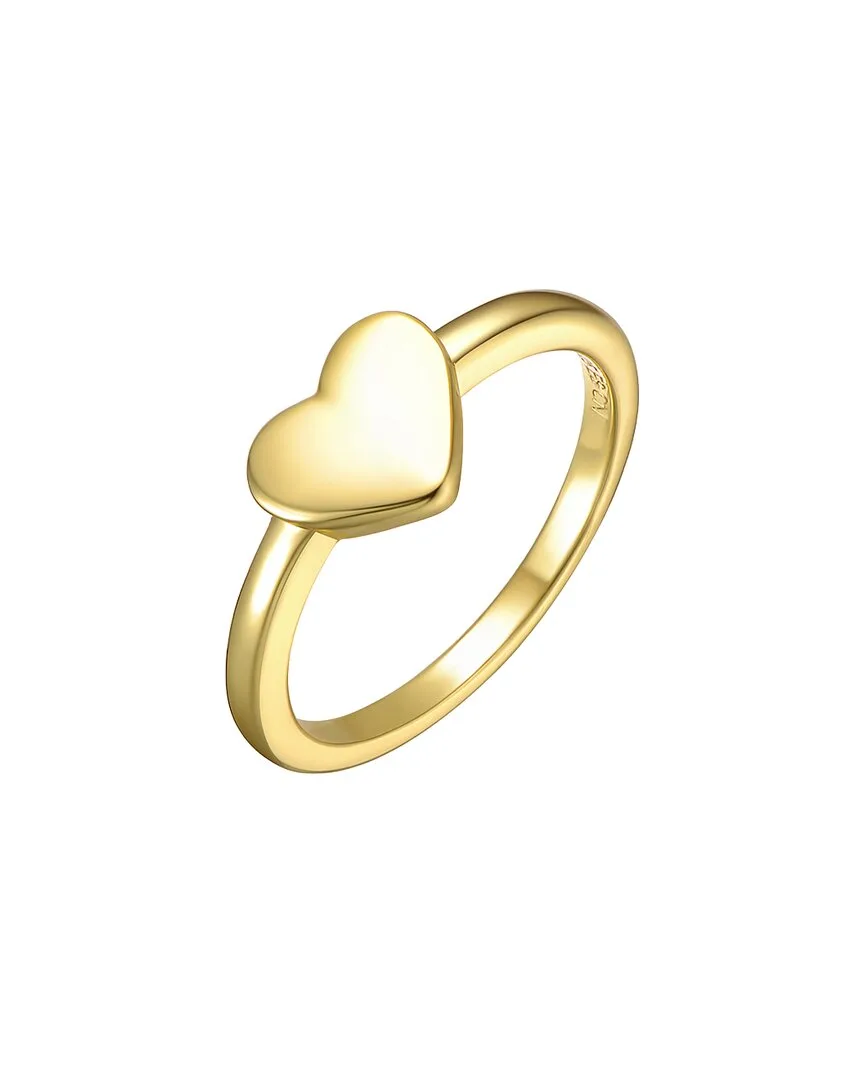 14K-Plated Heart-Shaped Ring by Gigigirl