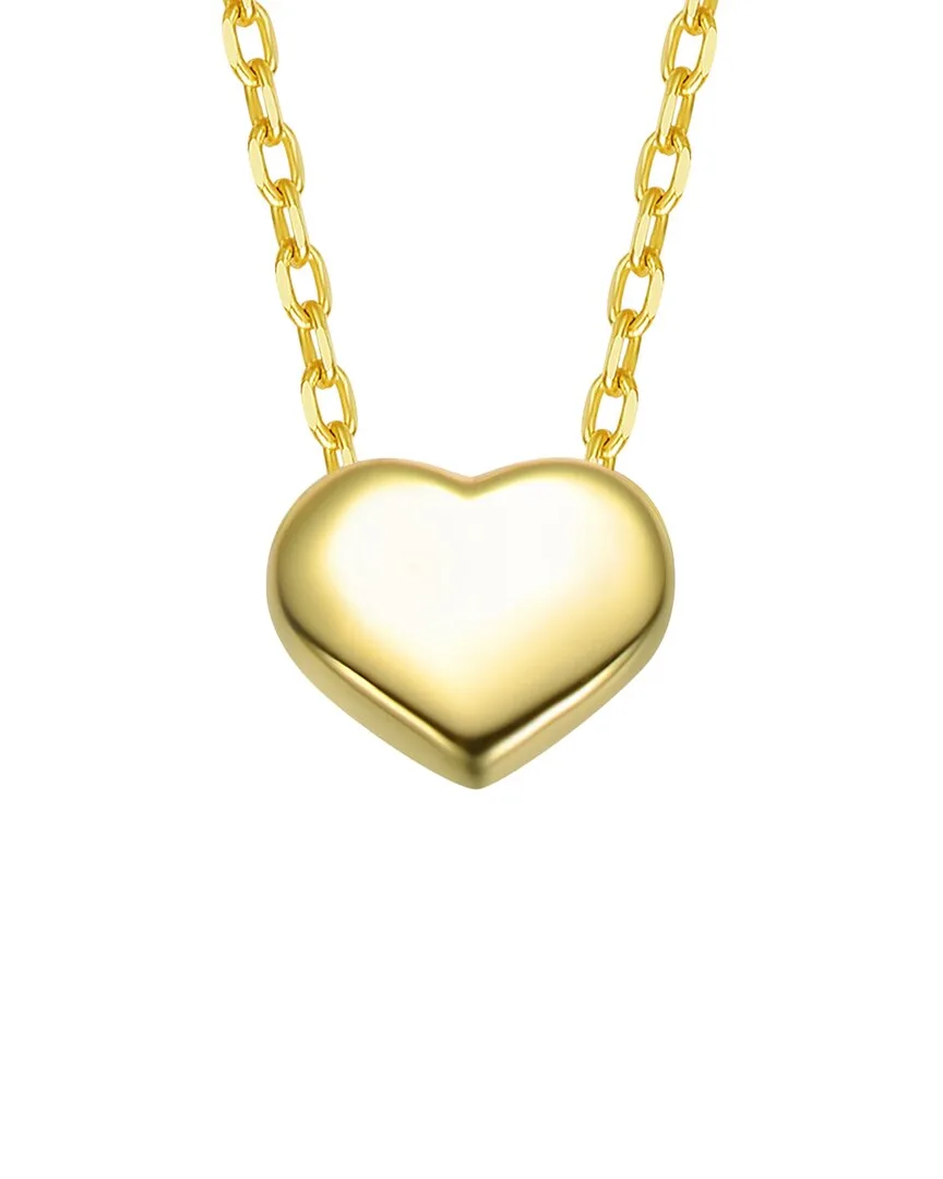 14K-Plated Heart Pendant Necklace