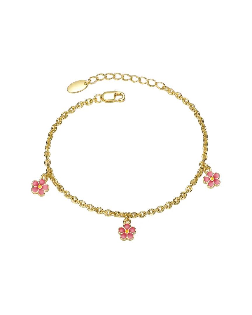 14K-Plated Sterling Silver Flower Bracelet by Gigigirl