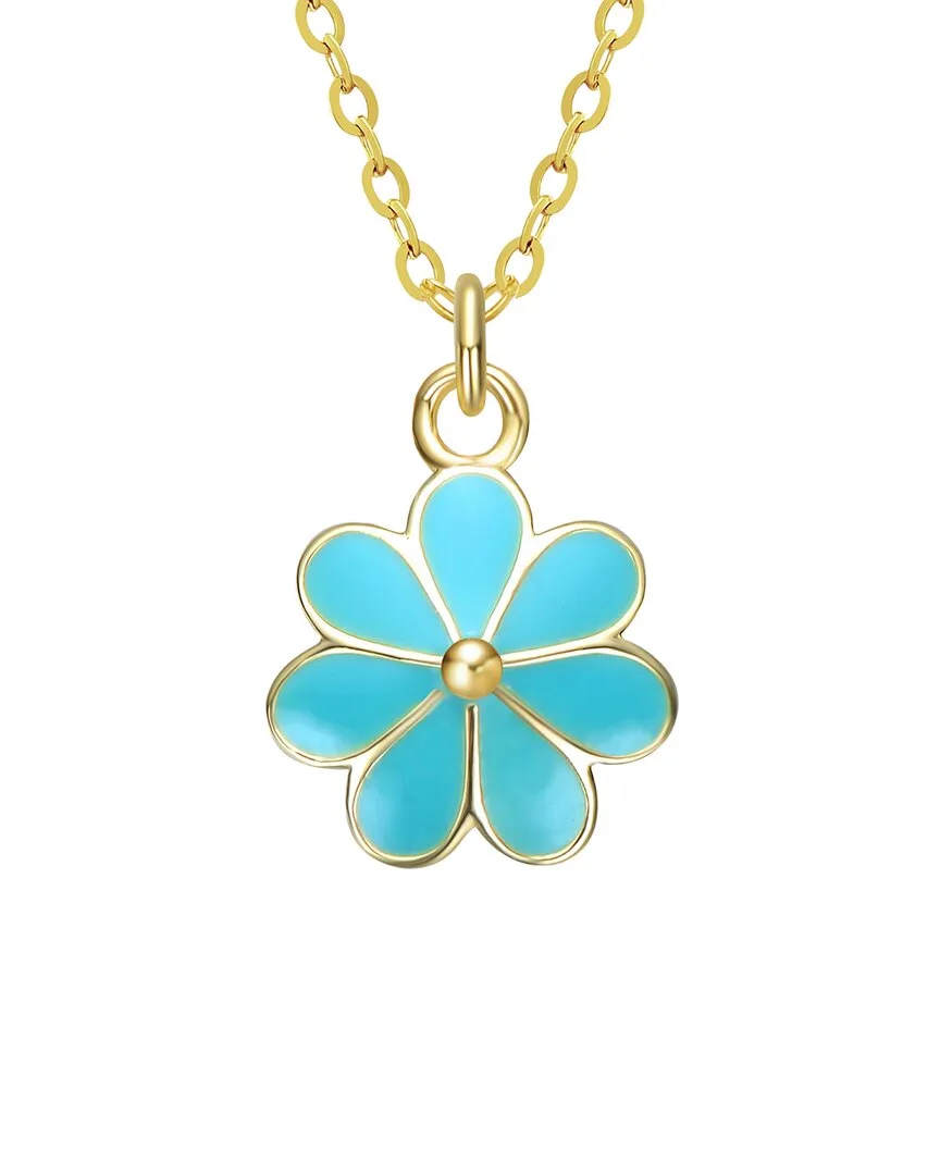 14K-Plated Sterling Silver Daisy Pendant by Gigigirl
