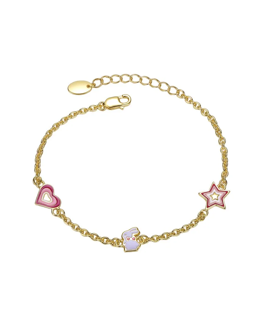 14K-Plated Sterling Silver Charm Bracelet by Gigigirl