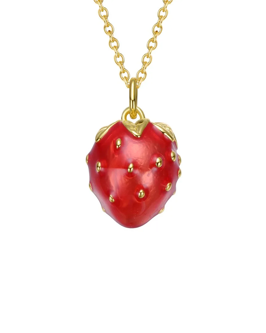 14K-Plated Strawberry Pendant by Gigigirl