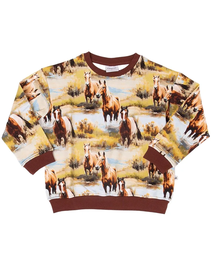 Horse of Course Crew Neck Sweatshirt by Bums & Roses