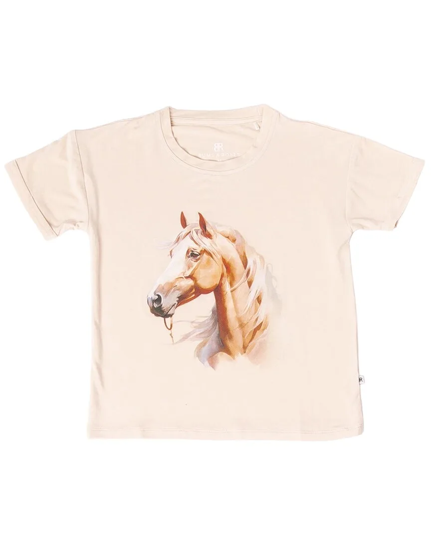 Horse Graphic T-Shirt by Bums & Roses