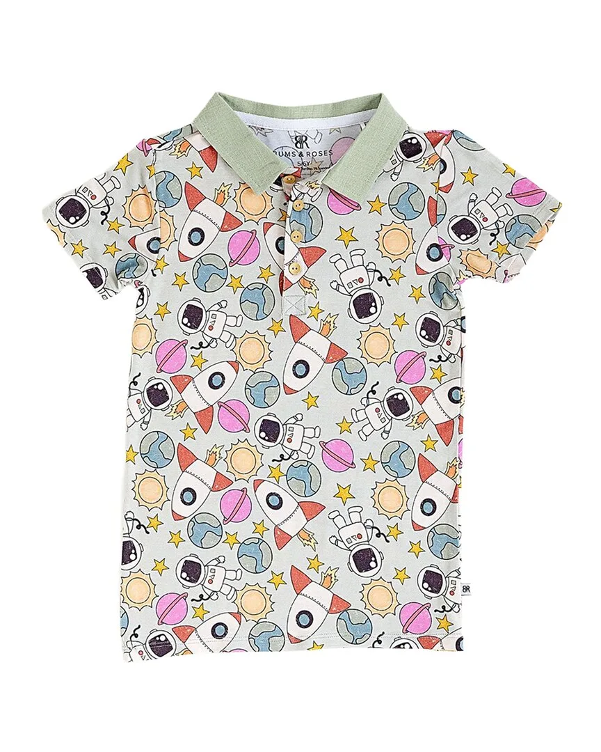 No Space to Go Bamboo Polo by Bums & Roses