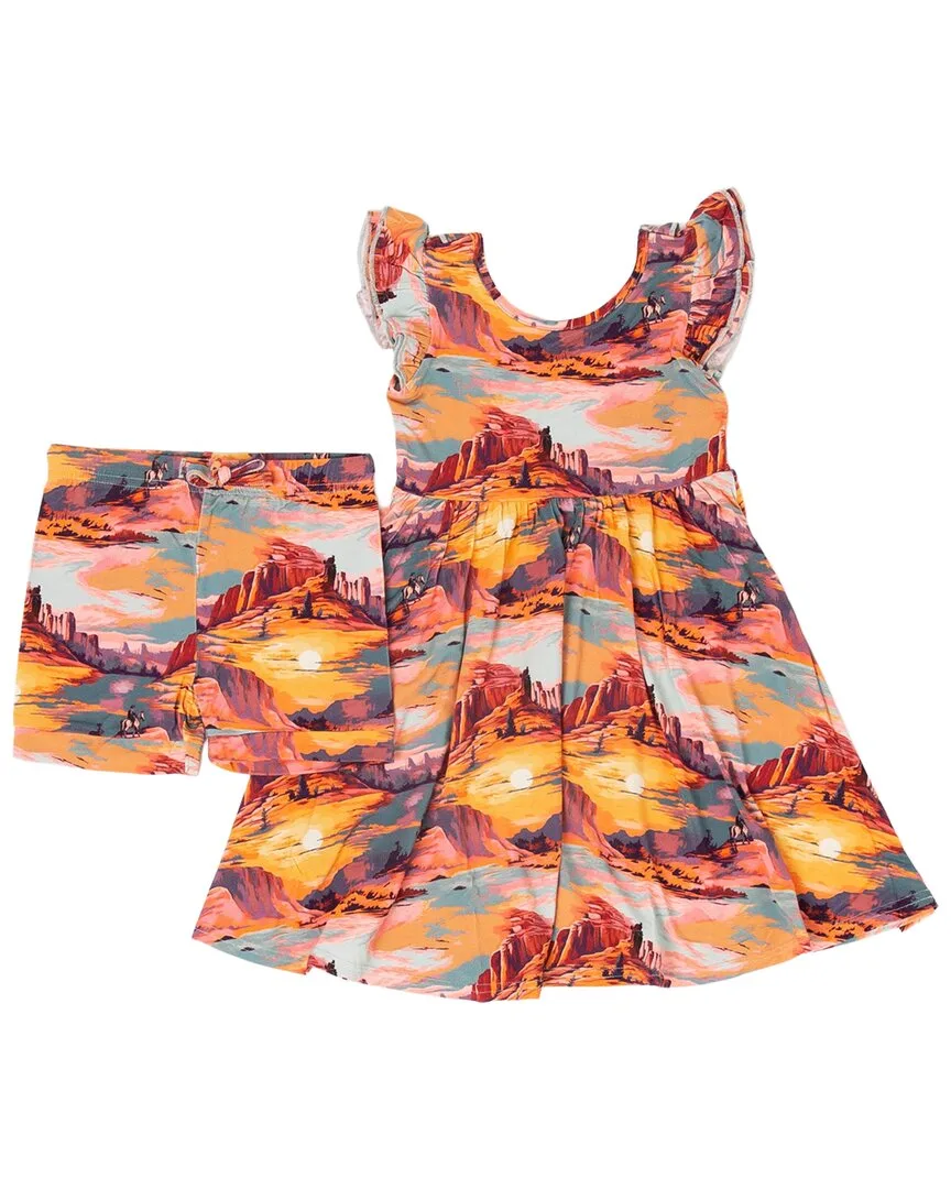 Saddle Up Sunset Cap Sleeve Dress Set by Bums & Roses