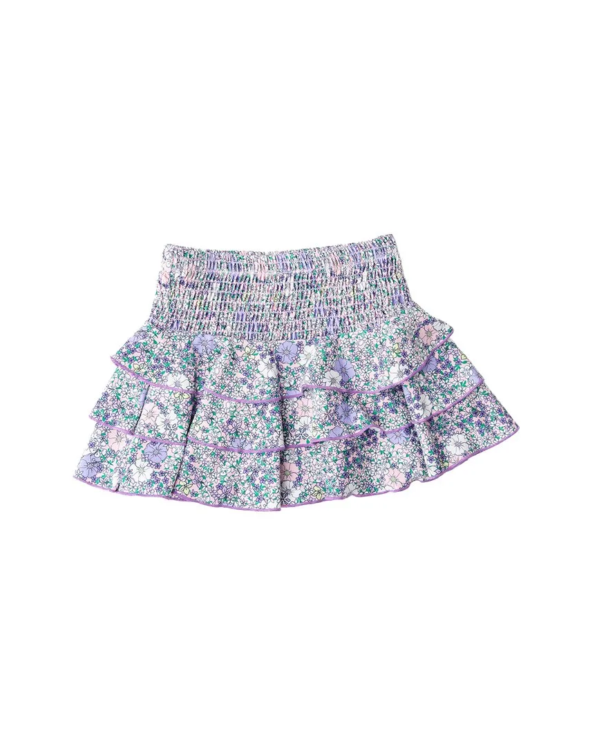 Flower Power Smocked Ruffle Skirt by Shade Critters