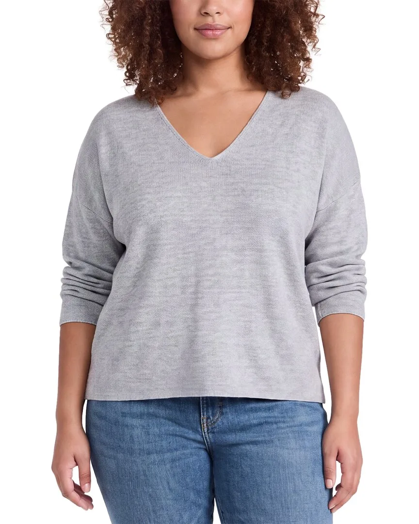Linen-Blend Top by Eileen Fisher