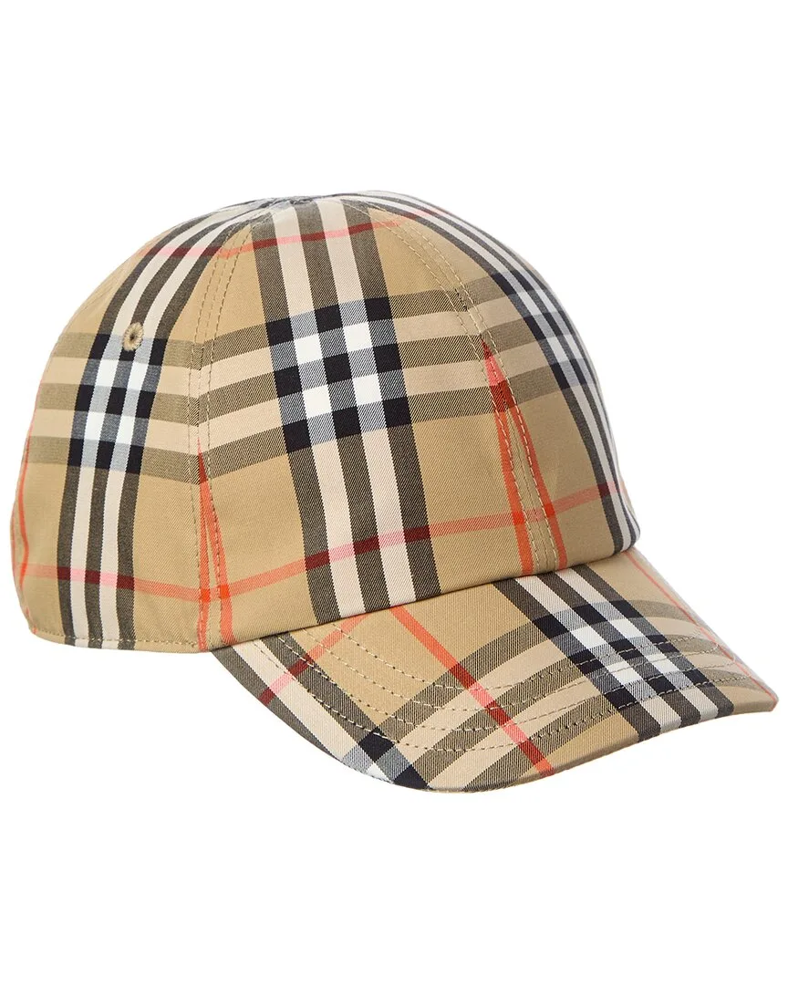 Check Baseball Cap by Burberry