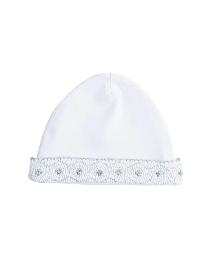 Hand Smocked Newborn Hat by Pepa London