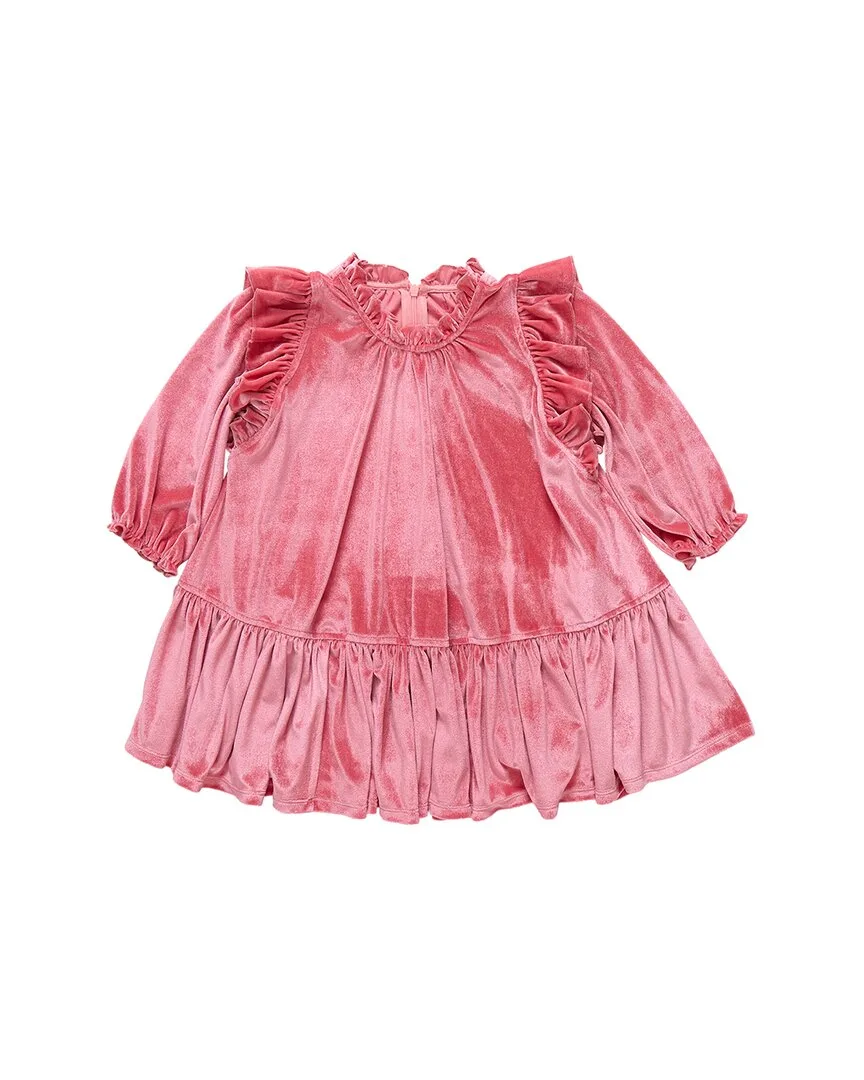 Velour Harper Dress by Pink Chicken