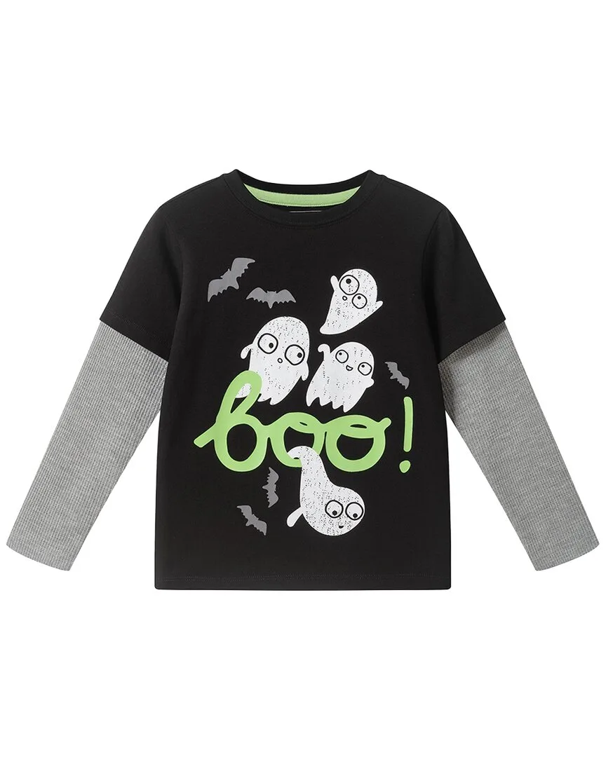 Ghost Boo Two-Fer T-Shirt by Andy & Evan