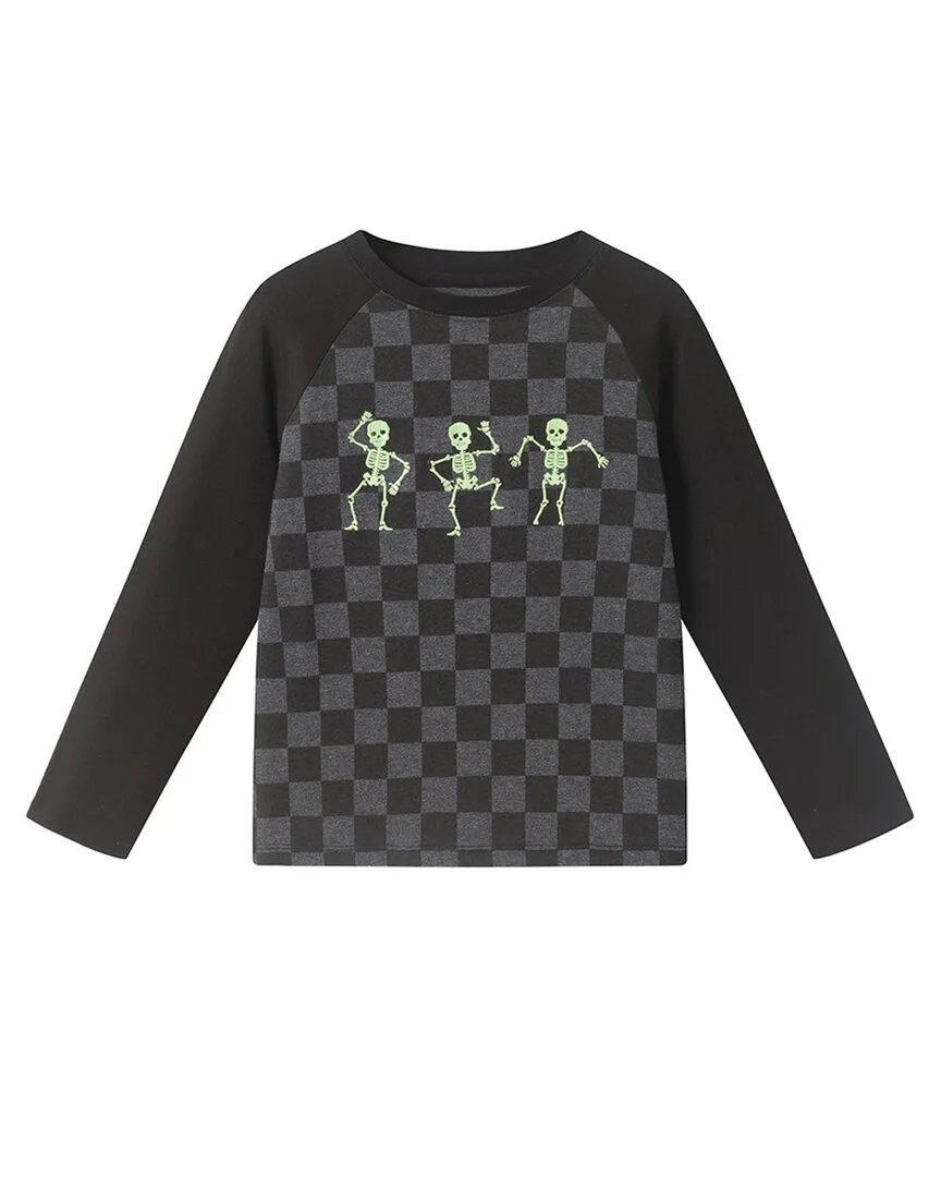 Glow in the Dark Thread Embroidered Top by Andy & Evan