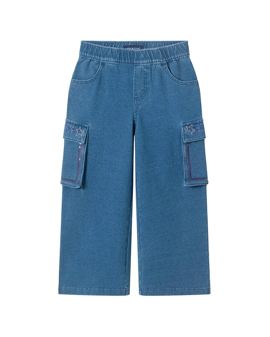 Knit Denim Pant by Andy & Evan