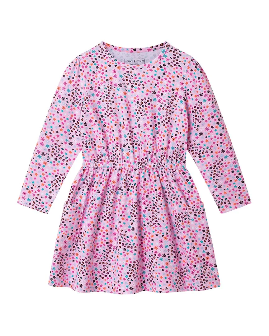 Leopard Printed Jersey Dress by Andy & Evan