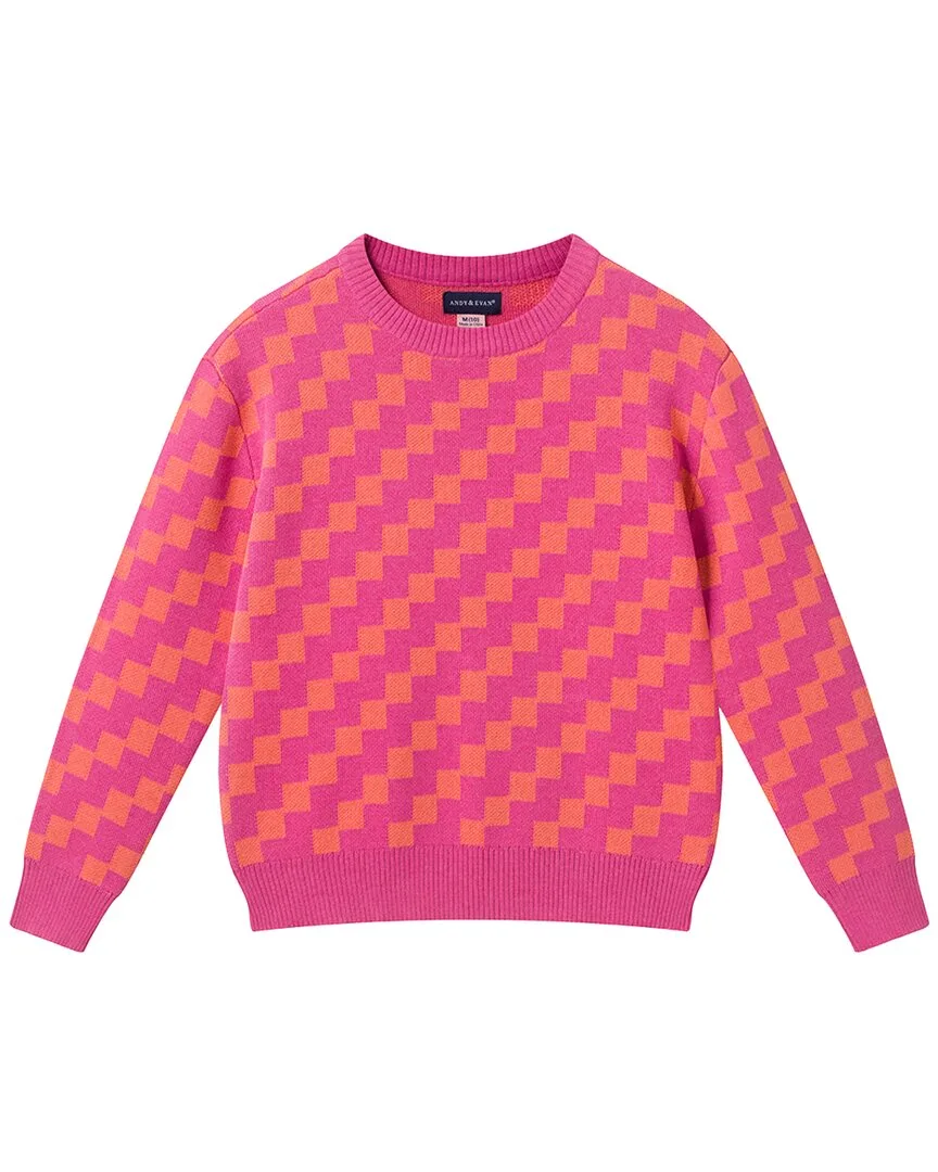 Geometric Design Sweater by Andy & Evan