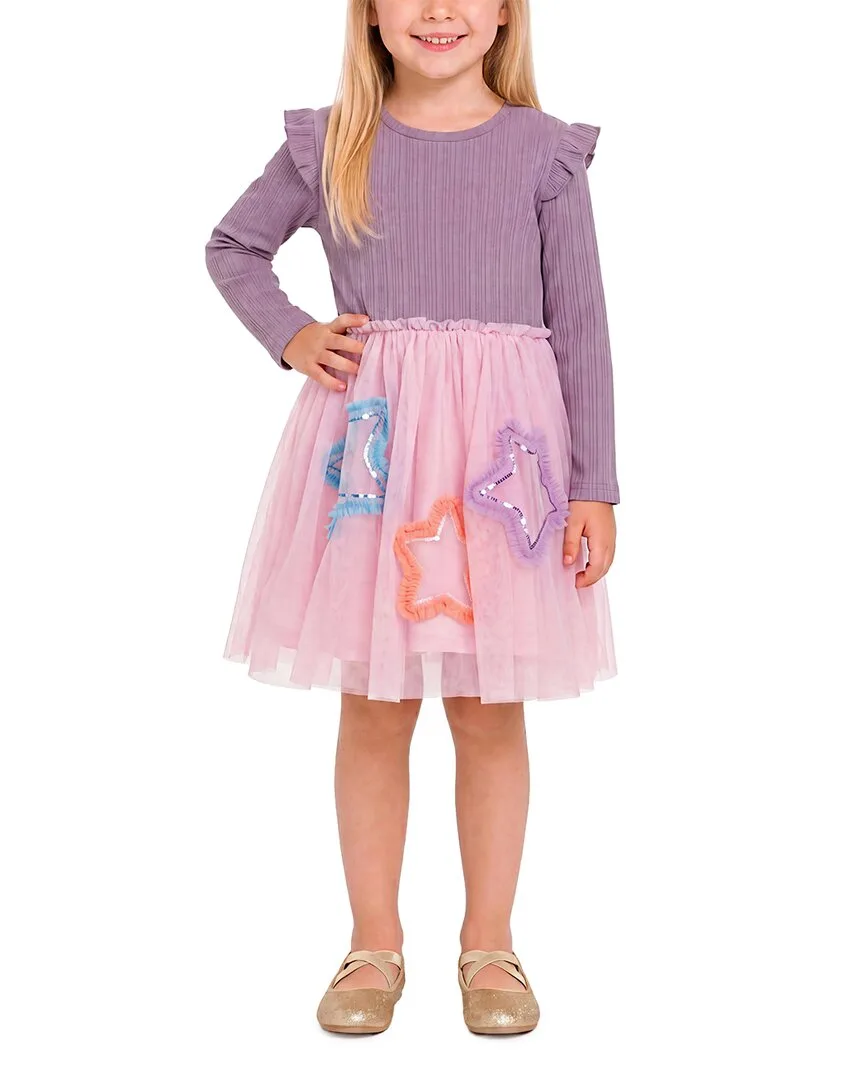 Rib Ruffle Shoulder T-Shirt Set by Andy & Evan