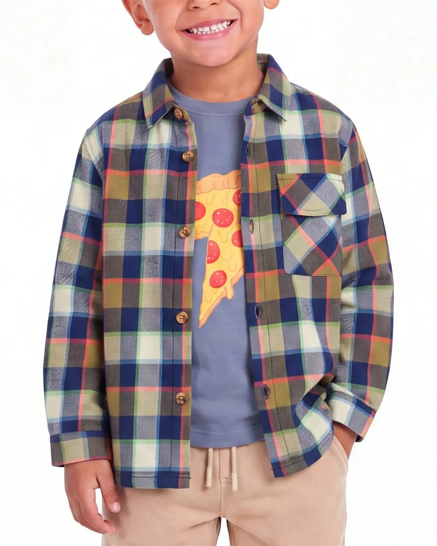 Plaid Sherpa-Lined Flannel by Andy & Evan