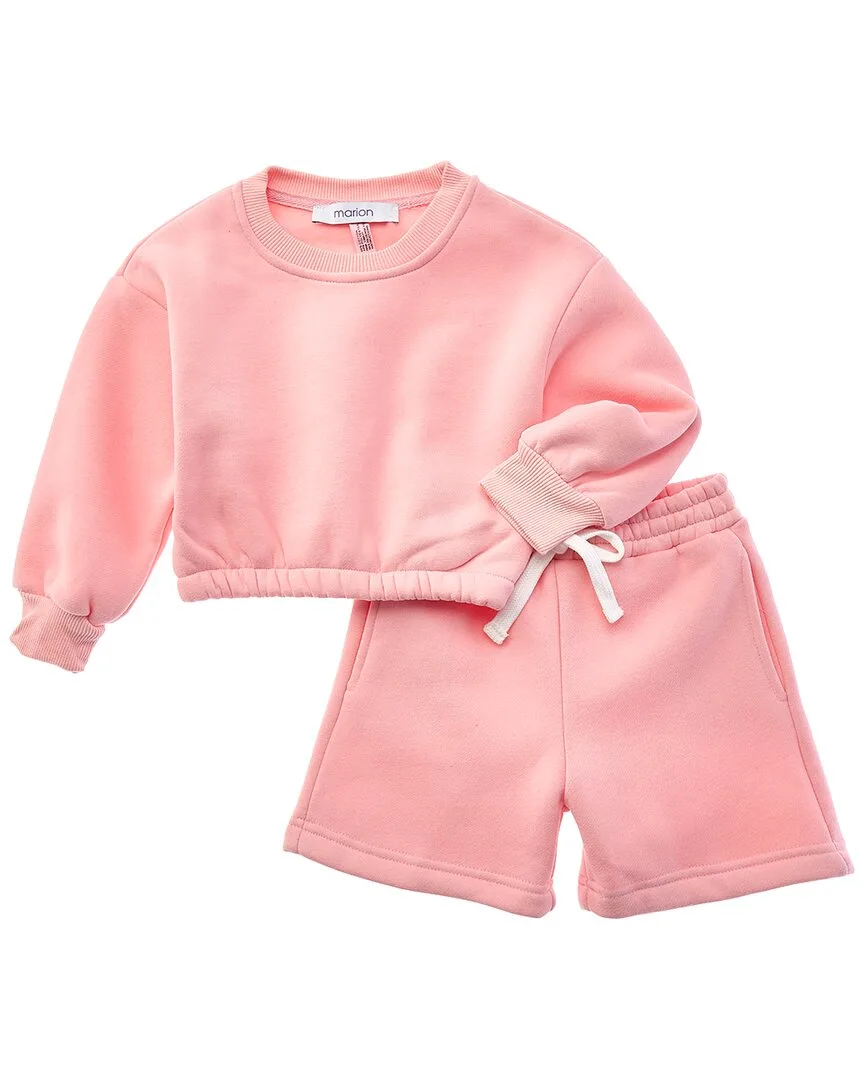 Marion 2Pc Top & Short Jog Set by Marion