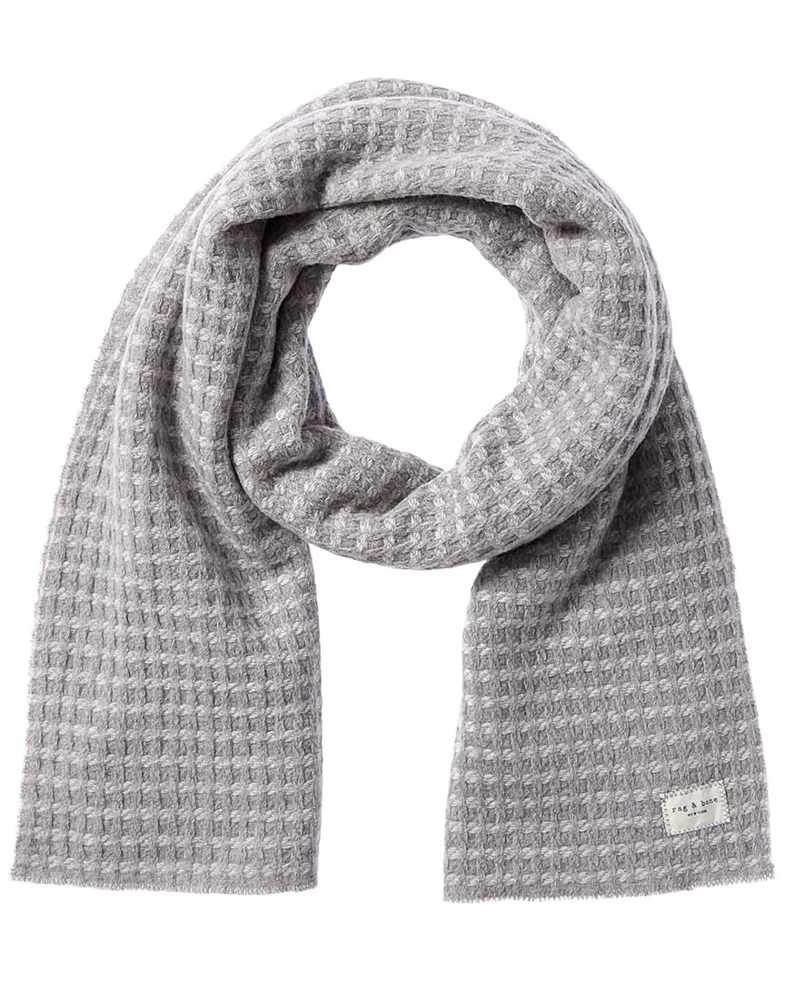 Joni Waffle Wool Scarf by rag & bone