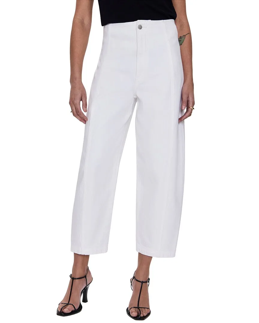 Blair Vivid White Barrel Jean