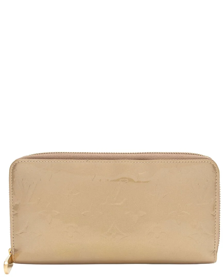 Gold Vernis Leather Zippy Wallet (authentic Pre-Loved) by Louis Vuitton