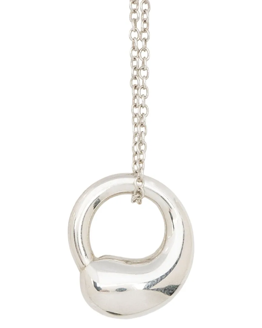 Silver Elsa Peretti Eternal Circle Necklace (authentic Pre-Loved) by Tiffany & Co.