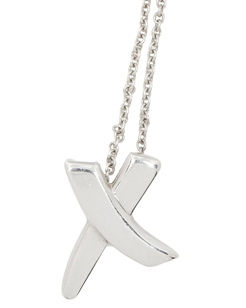 Silver Paloma Picasso Graffiti x Necklace (authentic Pre-Loved) by Tiffany & Co.