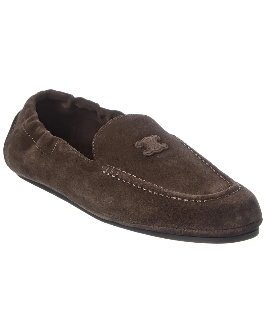 Adam Suede Loafer by Celine