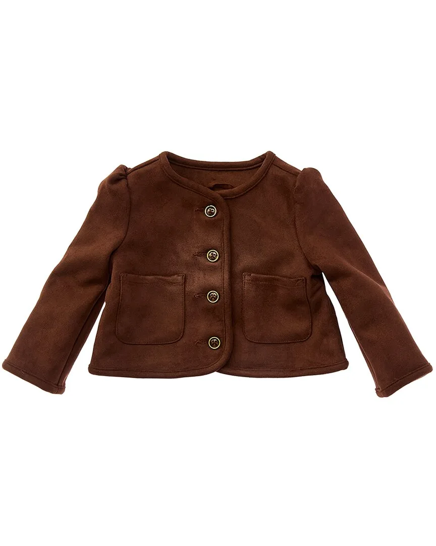 The Sueded Puff Sleeve Jacket by Janie and Jack