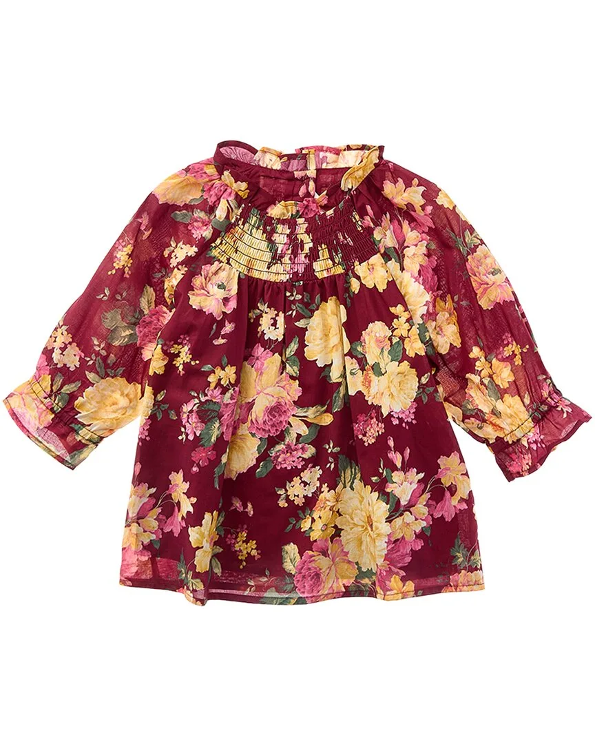 Floral Ruffle Smocked Top by Janie and Jack