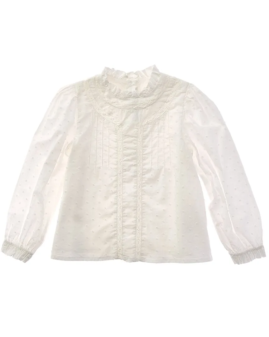 The Pintuck Lace Top by Janie and Jack