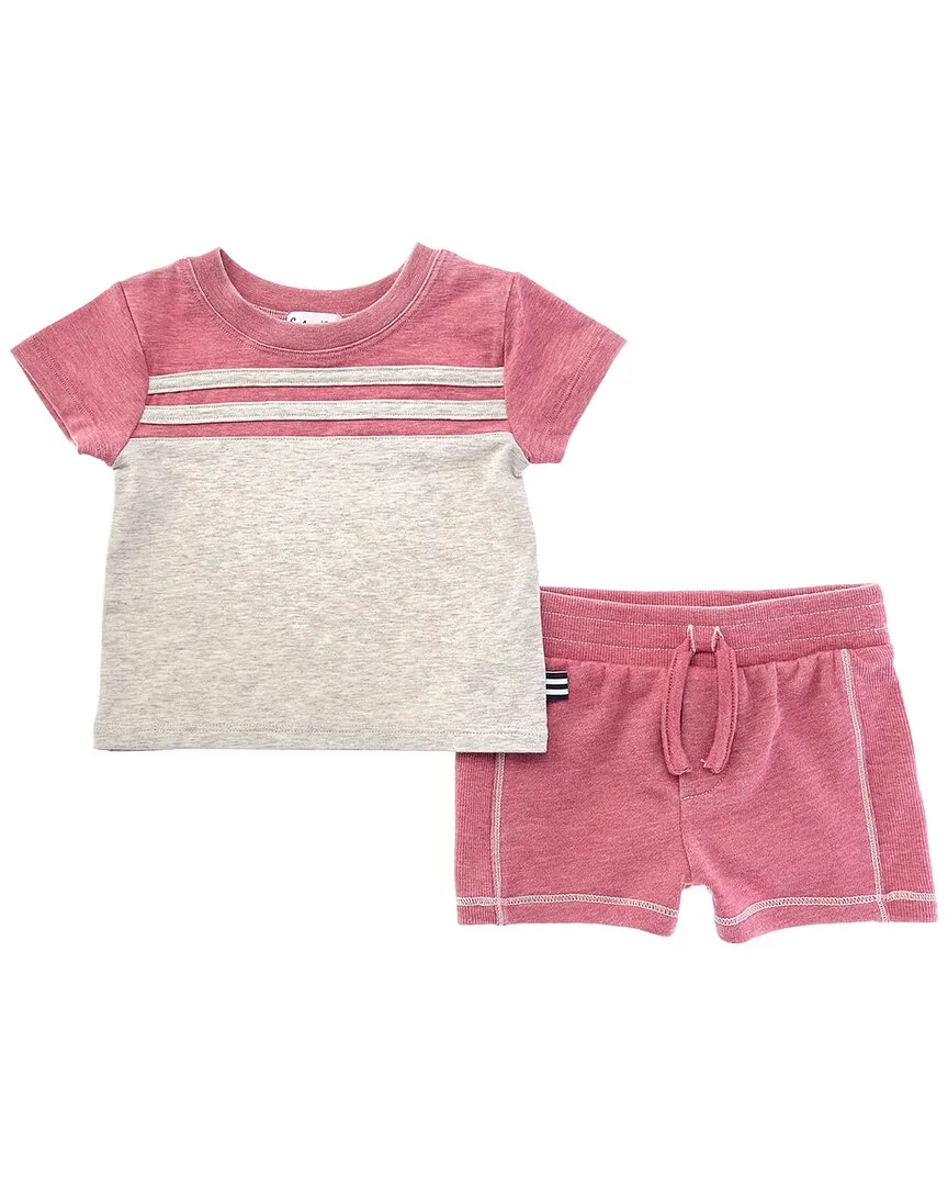 2Pc City Kid Short Set by Splendid