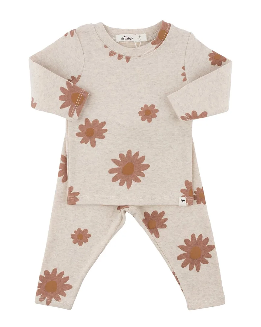 Autumn Daisies 2Pc Set by Oh Baby